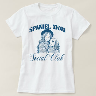 T-shirt Cocker Spaniel Chien Maman Social Club Femmes