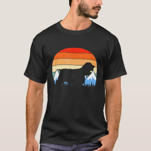 T-shirt Cocker Spaniel Chien Propriétaire Montagnes Retro