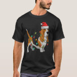 T-shirt Cocker Spaniel Chien Santa Hat Lights Christmas Pa<br><div class="desc">Cocker Spaniel Chien Santa Hat illumine le pyjama de Noël.</div>
