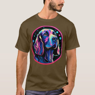 T-shirt Cocker Spaniel Cosmic Space Dogs Galaxy Astronaut