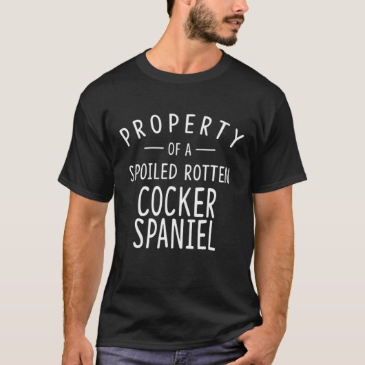 T-shirt Cocker Spaniel Funny Chien S Pour Hommes Femmes Pr (Devant)