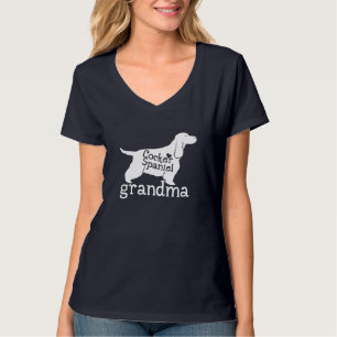 T-shirt Cocker Spaniel Grandma Cadeaux mignonette Grand-mè