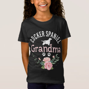 T-Shirt Cocker Spaniel Grandma mignonne Amoureux des chien