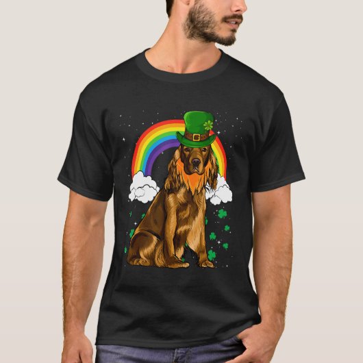 T-shirt Cocker Spaniel Jour de la Saint Patrick Leprechaun (Devant)