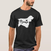 T-shirt Cocker Spaniel Mama Chien Maman Chien Propriétaire (Devant)