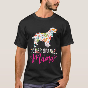 T-shirt Cocker Spaniel Mama migre Chien