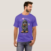 T-shirt Cocker Spaniel Mon Coeur Appartient À (Devant entier)