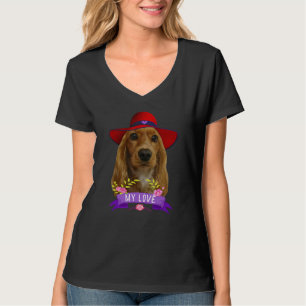T-shirt Cocker Spaniel Pop Love Cocker Papa d'Espagne