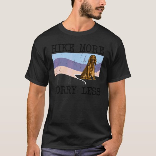 T-shirt Cocker Spaniel Randonnée Plus de Préoccupations Mo (Devant)
