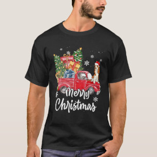 T-shirt Cocker Spaniel Ride Camion Rouge Joyeux Noël Paja
