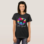 T-shirt Cocker Spaniel Tie Dye Rainbow Funny Chien (Devant entier)