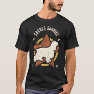 T-shirt Cocker Spaniel Vintage Retro Classic Chien