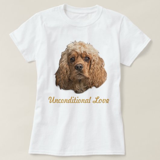 T-shirt cocker Spaniels (Design devant)