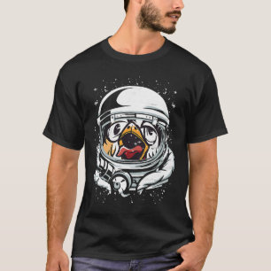 T-shirt Cockerel dans l'espace comme astronaute avec astro