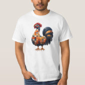T-shirt Cockerel Patchwork (Devant)