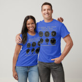 T-shirt Cockpit Instruments Six Pack Spitfire Avion 2ÈME G (Unisexe)