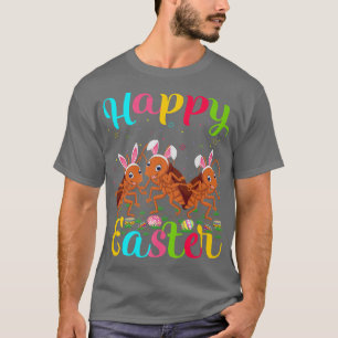 T-shirt Cockroach Amoureux Oeufs de Pâques Bunny Cockroach
