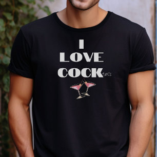 T-shirt cocktail amusant, T-shirt gay, tee-shirt P