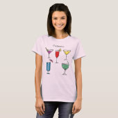 T-shirt Cocktail Boisson Assortiment Thunder_Cove (Devant entier)