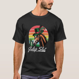 T-shirt Cocktail Cheval Drôle Course Derby Jour Julep Ment