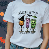 T-shirt Cocktail club de sorcière Cute Salem Halloween Tsh