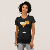 T-shirt Cocktail de lever de soleil de tequila (Devant entier)