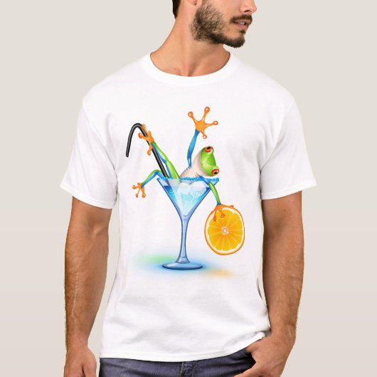 T-shirt Cocktail Frog (Devant)