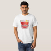 T-shirt Cocktail Negroni (Devant entier)