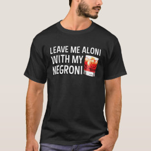 T-shirt Cocktail Negroni pour les alcools Negroni