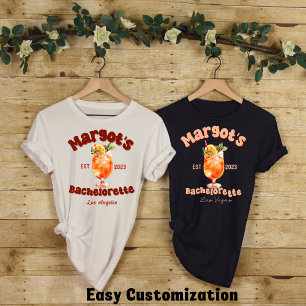 T-shirt Cocktail Retro Bachelorette Fête des mariées de fê