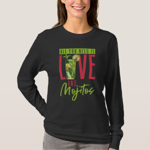 T-shirt Cocktail Tout Ce Dont Vous Avez Besoin Est Amour E