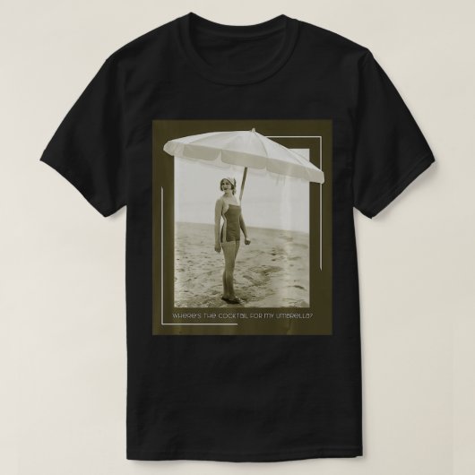 T-shirt Cocktail Umbrella Premium (Design devant)