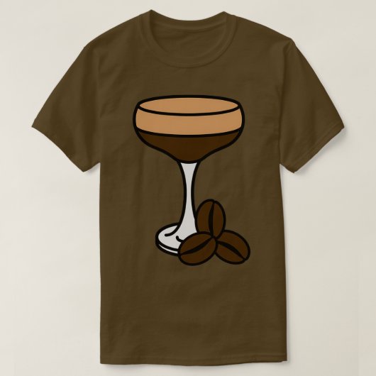 T-shirt Cocktails Espresso Martini (Design devant)