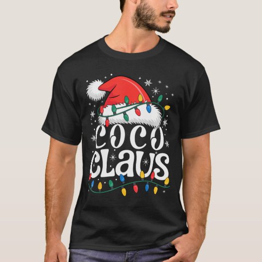 T-shirt Coco Claus Funny Xmas Christmas Grandma Holiday St (Devant)