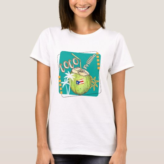 T-shirt Coco froid Porto Rico (Devant)