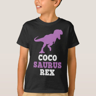 T-shirt Coco-saurus Rex Dino Dinosaure Cocosaurus Drôle