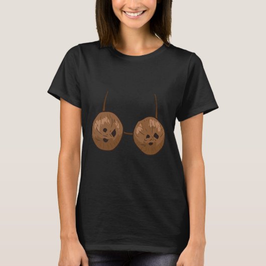 T-shirt Coco Summer Coconut Bra Amusant Coco (Devant)