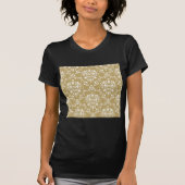 T-shirt Cocoa and Cream Damask (Devant)