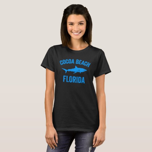 T-shirt Cocoa Beach Florida Shark Cocoa Beach Florida Shar (Devant entier)