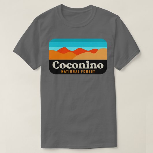 T-shirt Coconino National Forest Arizona Flagstaff Camping (Design devant)