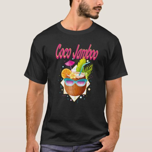 T-shirt Coconut Colorful  Illustration (Devant)