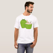 T-shirt Coconut Duo: Green Splash (Devant entier)