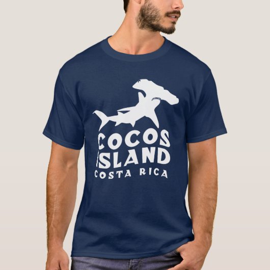 T-shirt Cocos Island Costa Rica Hammerhead Shark Diving (Devant)