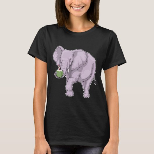 T-shirt Cocotier éléphant (Devant)