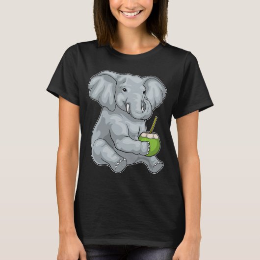 T-shirt Cocotier éléphant (Devant)