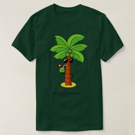 T-shirt Cocotier mignon (Design devant)