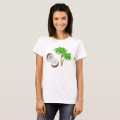 T-shirt Cocotier Palm Tree Ringer Tee (Devant entier)