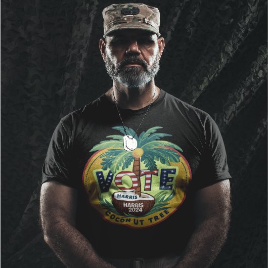 T-shirt Cocout Tree Vote pour Kamala Harris