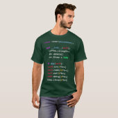T-shirt Codage amusant Python classe Manger Code Sleep (Devant entier)