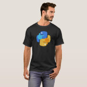 T-shirt Codage amusant Python classe Manger Code Sleep (Devant entier)